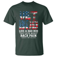 Vet Bod T Shirt Funny Military Veteran Dad Bod American Flag - Wonder Print Shop