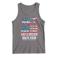 Vet Bod Tank Top Funny Military Veteran Dad Bod American Flag - Wonder Print Shop