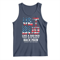 Vet Bod Tank Top Funny Military Veteran Dad Bod American Flag - Wonder Print Shop