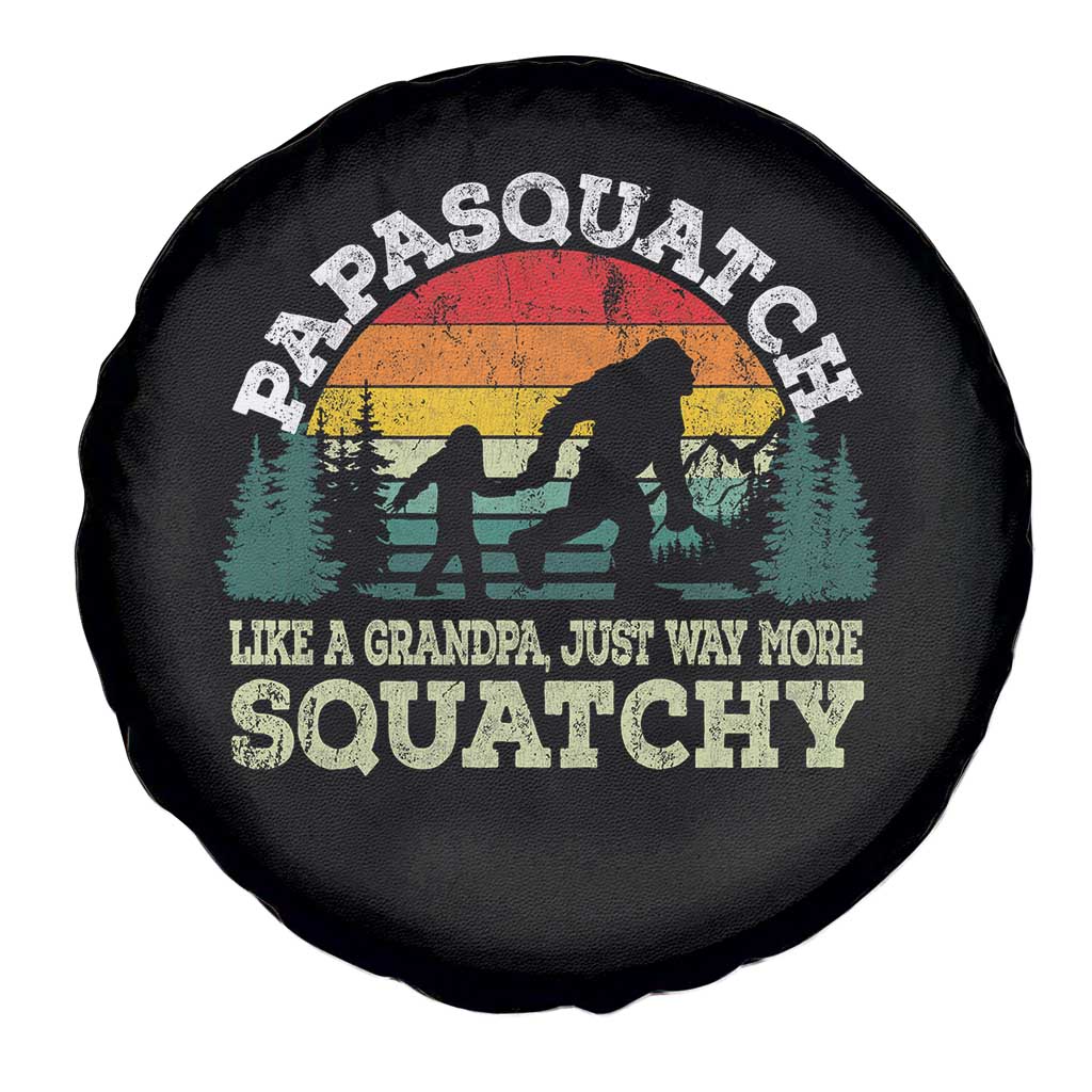 Grandpa Bigfoot Spare Tire Cover Retro Sasquatch Funny - Wonder Print Shop
