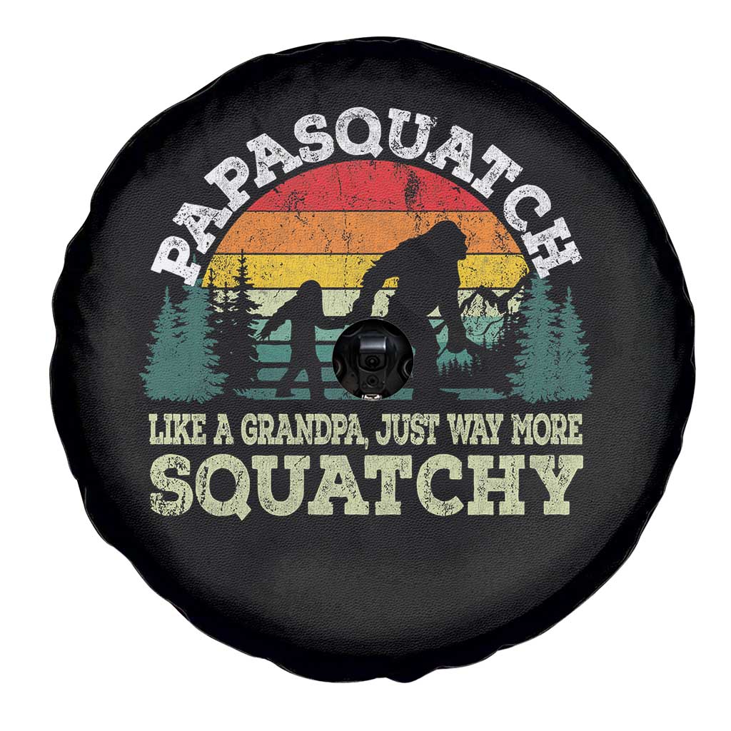 Grandpa Bigfoot Spare Tire Cover Retro Sasquatch Funny - Wonder Print Shop