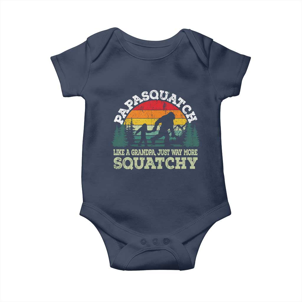 Grandpa Bigfoot Baby Onesie Retro Sasquatch Funny - Wonder Print Shop