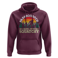 Grandpa Bigfoot Hoodie Retro Sasquatch Funny - Wonder Print Shop