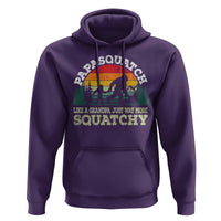 Grandpa Bigfoot Hoodie Retro Sasquatch Funny - Wonder Print Shop
