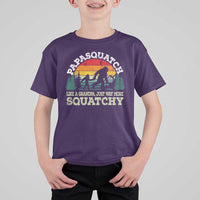 Grandpa Bigfoot T Shirt For Kid Retro Sasquatch Funny - Wonder Print Shop