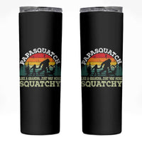 Grandpa Bigfoot Skinny Tumbler Retro Sasquatch Funny - Wonder Print Shop