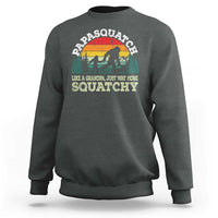 Grandpa Bigfoot Sweatshirt Retro Sasquatch Funny - Wonder Print Shop