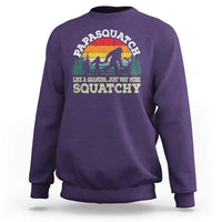 Grandpa Bigfoot Sweatshirt Retro Sasquatch Funny - Wonder Print Shop