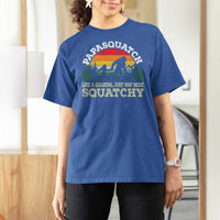 Grandpa Bigfoot T Shirt For Women Retro Sasquatch Funny - Wonder Print Shop