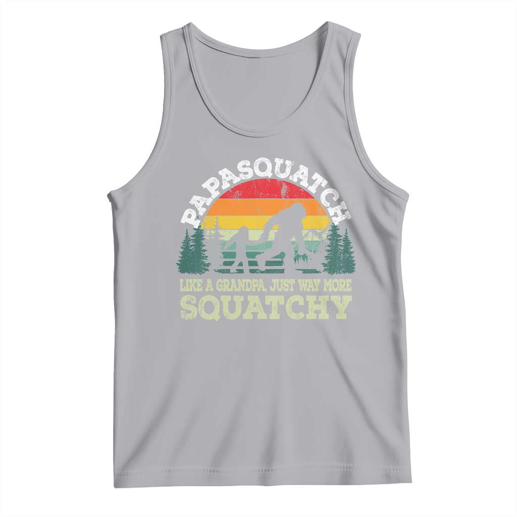 Grandpa Bigfoot Tank Top Retro Sasquatch Funny - Wonder Print Shop