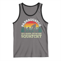 Grandpa Bigfoot Tank Top Retro Sasquatch Funny - Wonder Print Shop