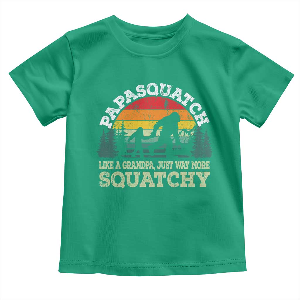 Grandpa Bigfoot Toddler T Shirt Retro Sasquatch Funny - Wonder Print Shop