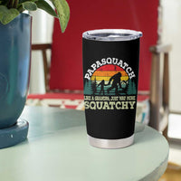 Grandpa Bigfoot Tumbler Cup Retro Sasquatch Funny - Wonder Print Shop