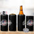 Grumpa Like Regular Grandpa Only Grumpier 4 in 1 Can Cooler Tumbler Funny Grandfather Grandpa American Flag