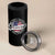 Grumpa Like Regular Grandpa Only Grumpier 4 in 1 Can Cooler Tumbler Funny Grandfather Grandpa American Flag