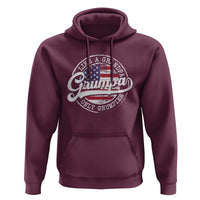 Grumpa Like Regular Grandpa Only Grumpier Hoodie Funny Grandfather Grandpa American Flag
