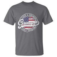 Grumpa Like Regular Grandpa Only Grumpier T Shirt Funny Grandfather Grandpa American Flag