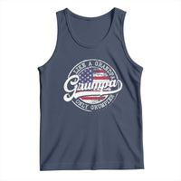 Grumpa Like Regular Grandpa Only Grumpier Tank Top Funny Grandfather Grandpa American Flag