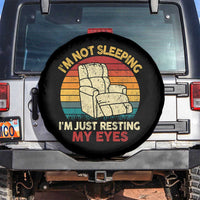 Dad Papa Grandpa Jokes Spare Tire Cover I'm Not Sleeping I'm Just Resting My Eyes