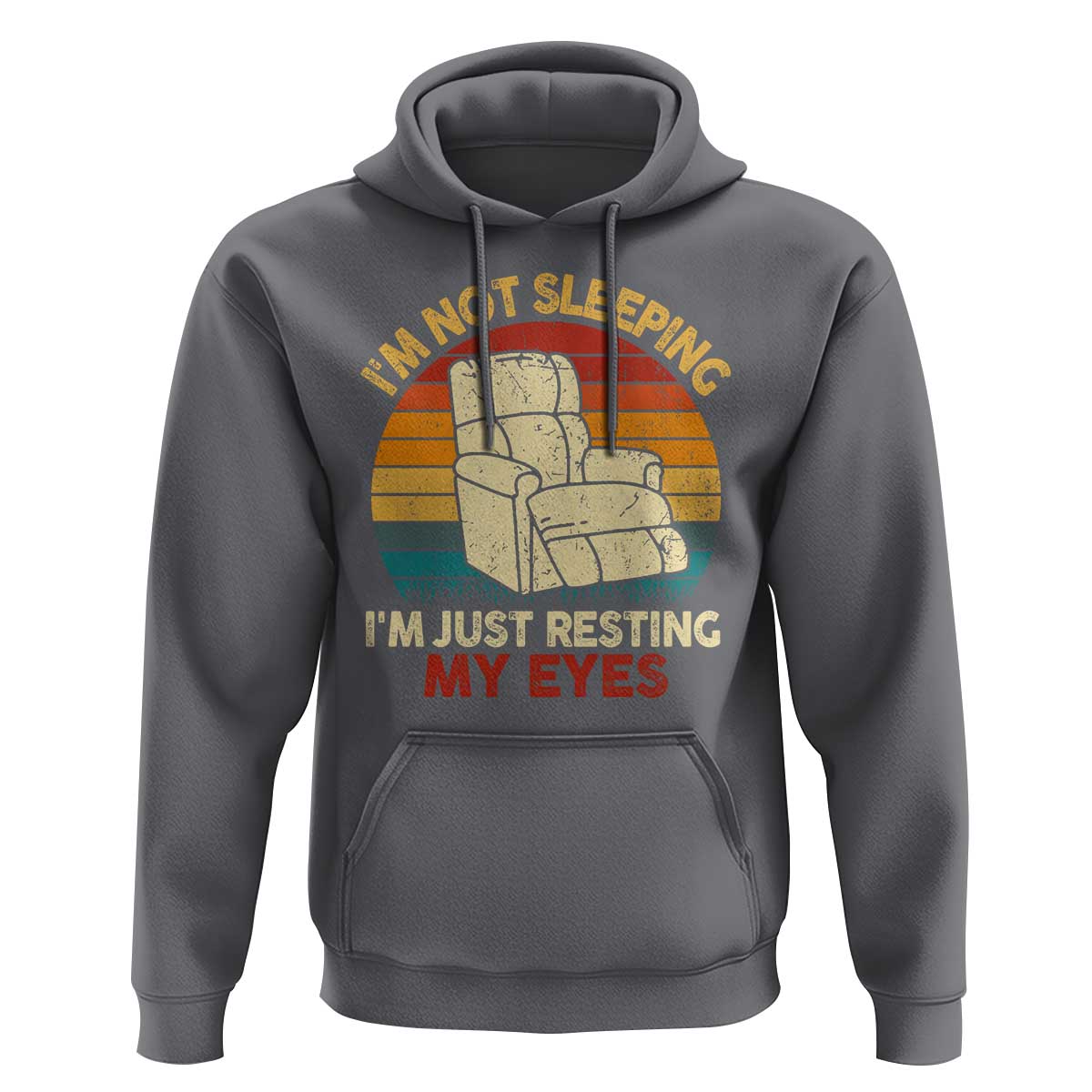 Dad Papa Grandpa Jokes Hoodie I'm Not Sleeping I'm Just Resting My Eyes