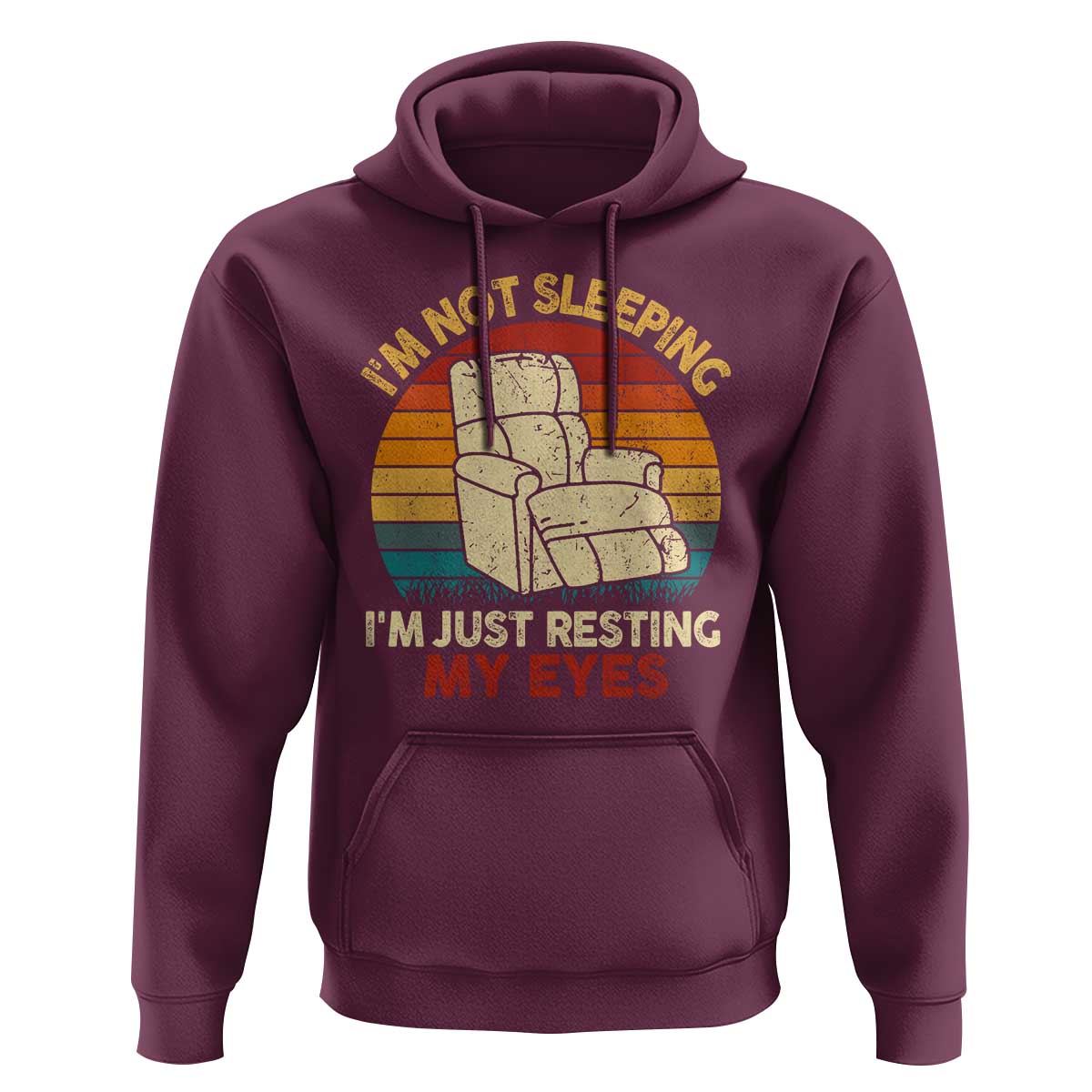 Dad Papa Grandpa Jokes Hoodie I'm Not Sleeping I'm Just Resting My Eyes