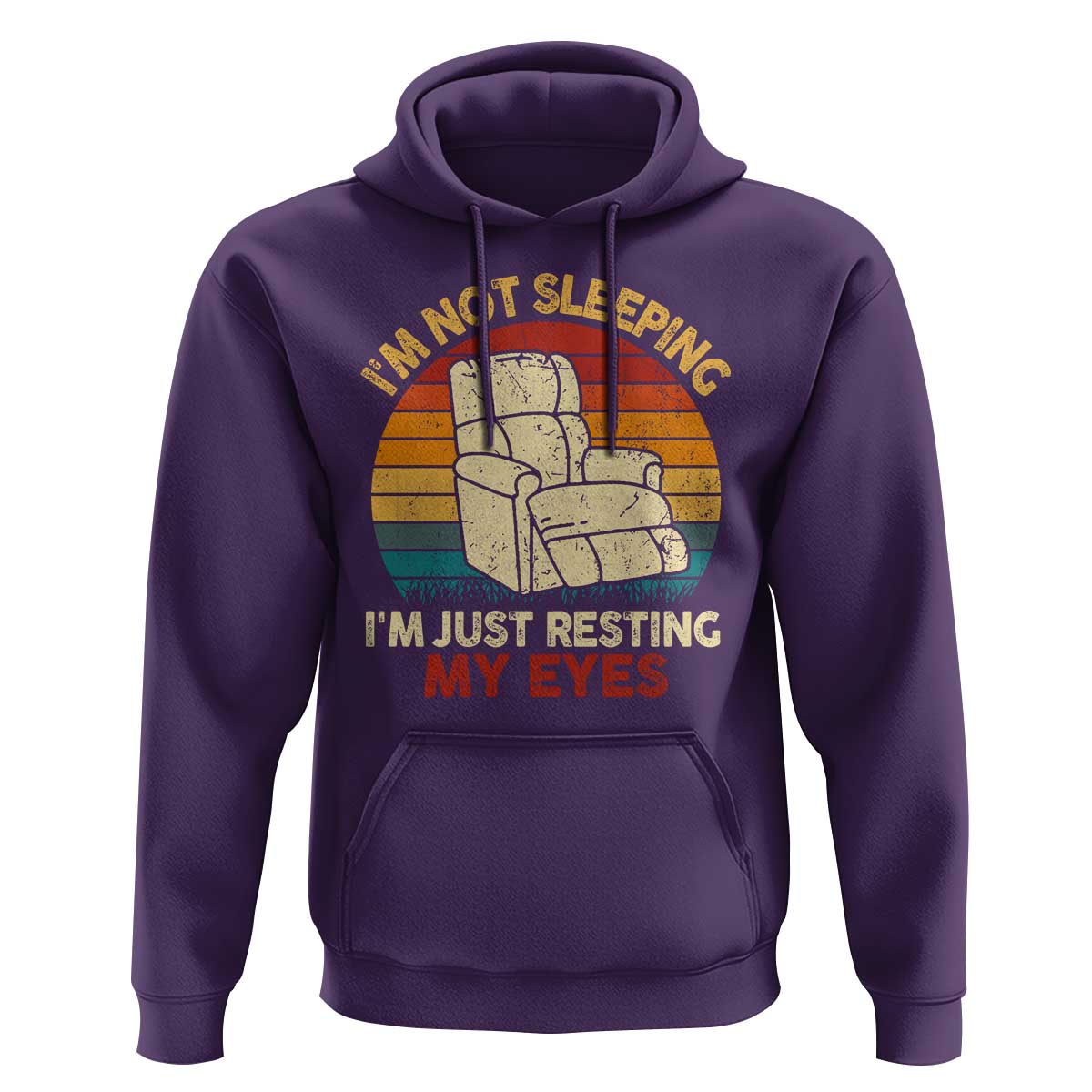 Dad Papa Grandpa Jokes Hoodie I'm Not Sleeping I'm Just Resting My Eyes