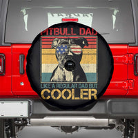 Vintage Pitbull Dad Spare Tire Cover Like A Regular Dad But Cooler - Wonder Print Shop
