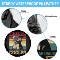 Vintage Pitbull Dad Spare Tire Cover Like A Regular Dad But Cooler - Wonder Print Shop
