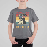 Vintage Pitbull Dad T Shirt For Kid Like A Regular Dad But Cooler - Wonder Print Shop