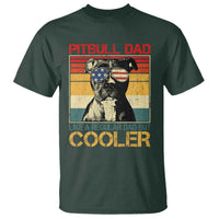 Vintage Pitbull Dad T Shirt Like A Regular Dad But Cooler - Wonder Print Shop