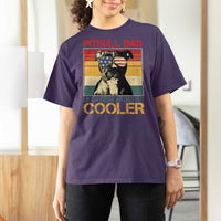Vintage Pitbull Dad T Shirt For Women Like A Regular Dad But Cooler - Wonder Print Shop