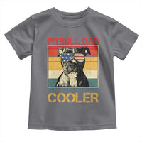 Vintage Pitbull Dad Toddler T Shirt Like A Regular Dad But Cooler - Wonder Print Shop