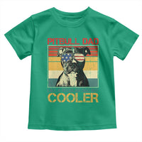 Vintage Pitbull Dad Toddler T Shirt Like A Regular Dad But Cooler - Wonder Print Shop
