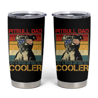Vintage Pitbull Dad Tumbler Cup Like A Regular Dad But Cooler - Wonder Print Shop