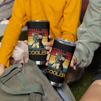 Vintage Pitbull Dad Tumbler Cup Like A Regular Dad But Cooler - Wonder Print Shop