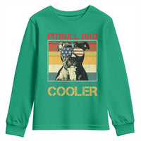 Vintage Pitbull Dad Youth Sweatshirt Like A Regular Dad But Cooler - Wonder Print Shop