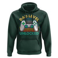 Funny New Dad Hoodie Retro Dad Level Unlocked Gaming Gamer - Wonder Print Shop
