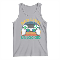 Funny New Dad Tank Top Retro Dad Level Unlocked Gaming Gamer - Wonder Print Shop