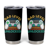 Funny New Dad Tumbler Cup Retro Dad Level Unlocked Gaming Gamer - Wonder Print Shop
