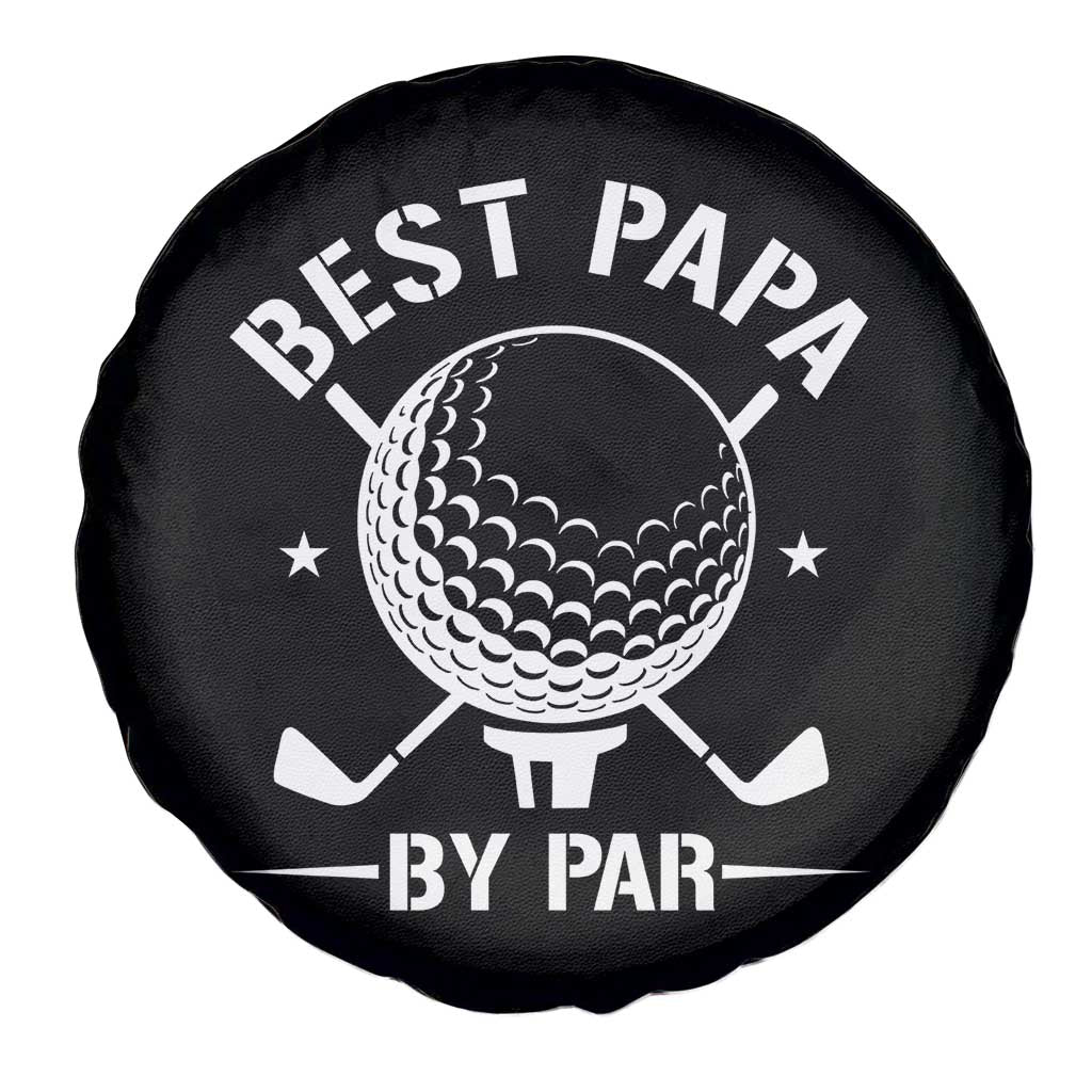 Golf Dad Spare Tire Cover Best Papa By Par Golfer Fathers Day Gifts
