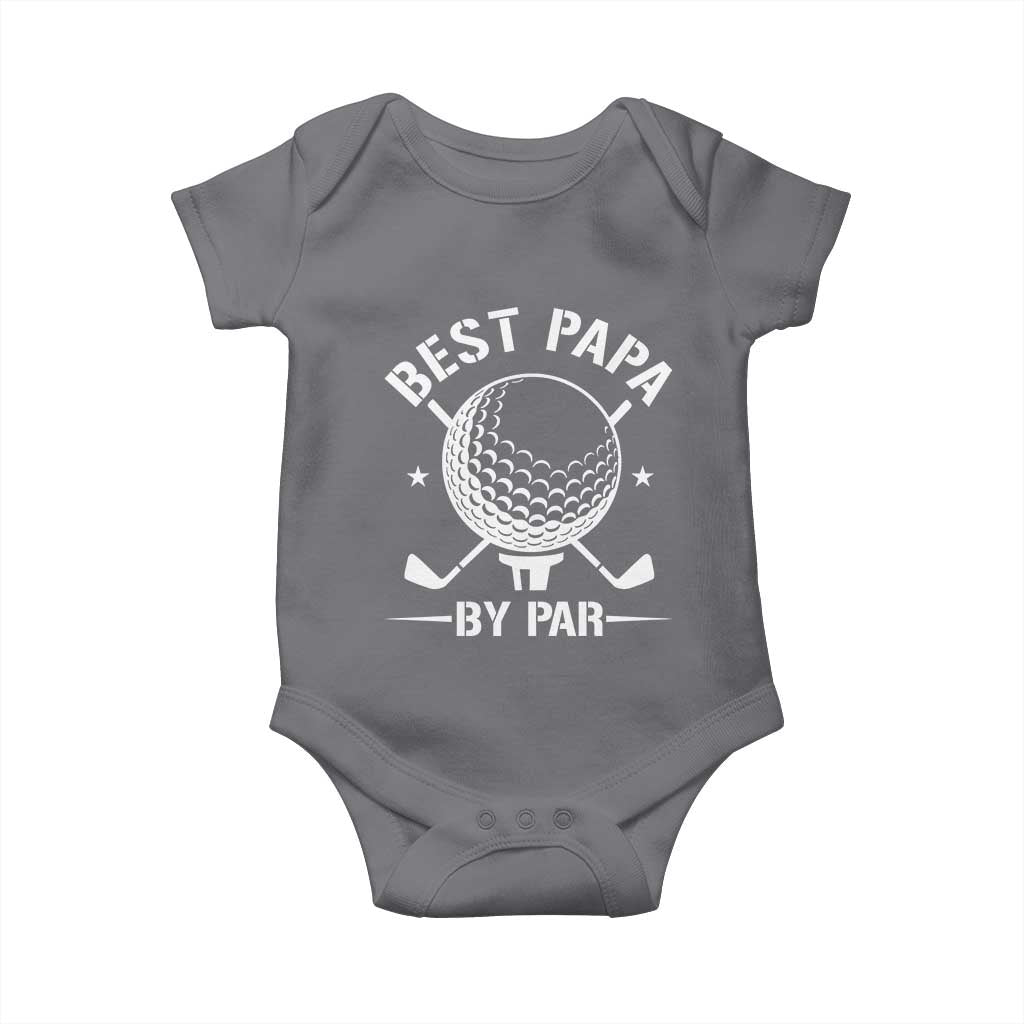 Golf Dad Baby Onesie Best Papa By Par Golfer Fathers Day Gifts