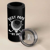 Golf Dad 4 in 1 Can Cooler Tumbler Best Papa By Par Golfer Fathers Day Gifts
