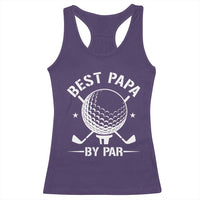 Golf Dad Racerback Tank Top Best Papa By Par Golfer Fathers Day Gifts