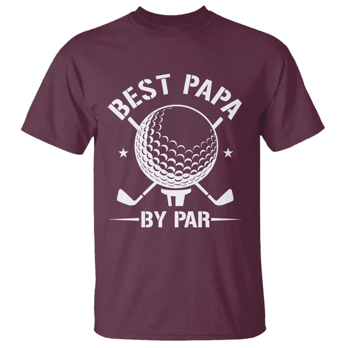 Golf Dad T Shirt Best Papa By Par Golfer Fathers Day Gifts