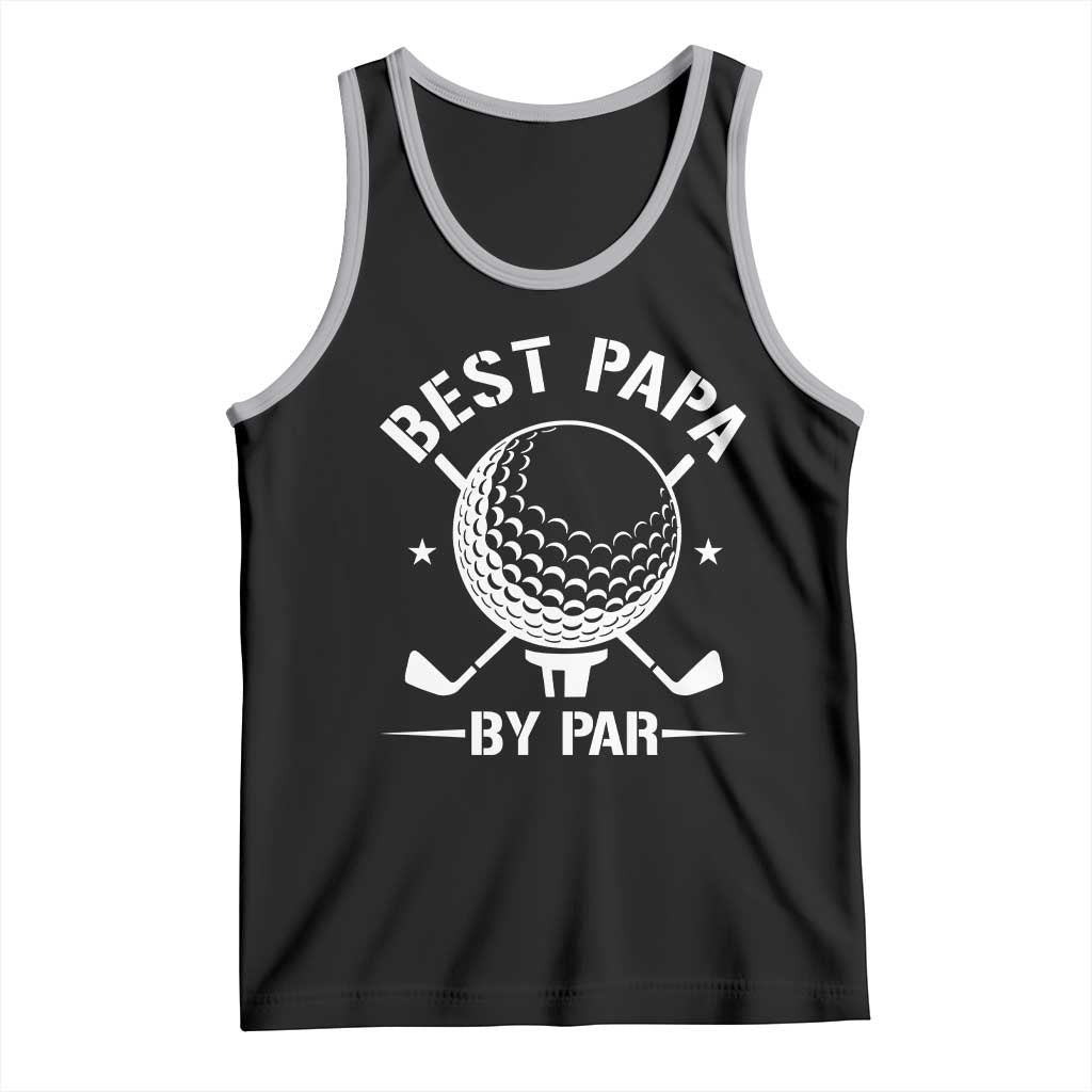 Golf Dad Tank Top Best Papa By Par Golfer Fathers Day Gifts