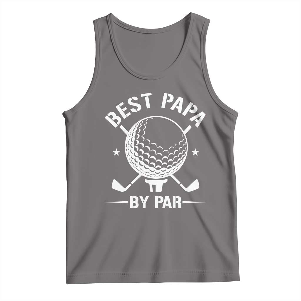 Golf Dad Tank Top Best Papa By Par Golfer Fathers Day Gifts