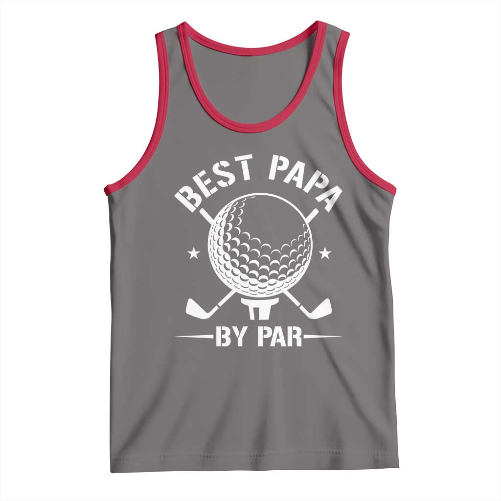 Golf Dad Tank Top Best Papa By Par Golfer Fathers Day Gifts