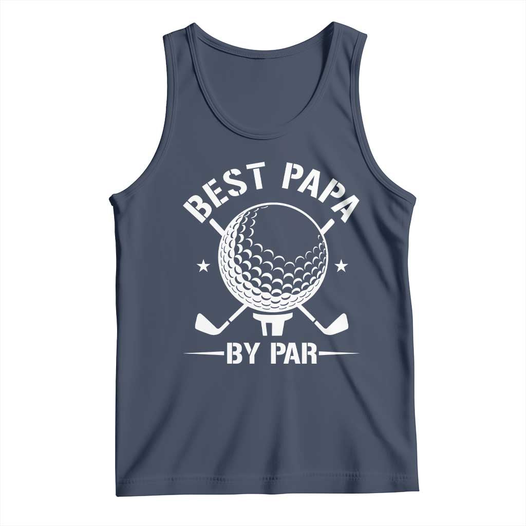 Golf Dad Tank Top Best Papa By Par Golfer Fathers Day Gifts