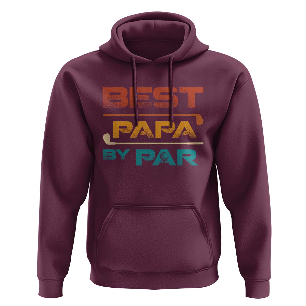 Golf Dad Hoodie Best Papa By Par Golfing Golfer Funny Fathers Day Gifts