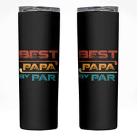 Golf Dad Skinny Tumbler Best Papa By Par Golfing Golfer Funny Fathers Day Gifts